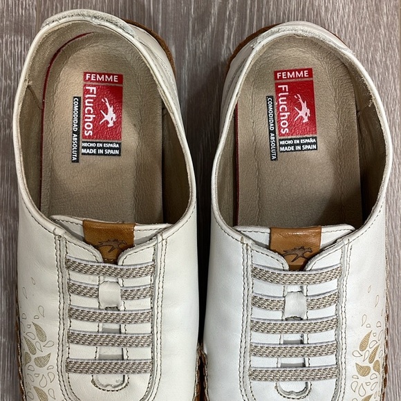 Fluchos Elsa F1181 Havana Dore Topo Premium Leather Shoe Size 38 (US 7.5) - Picture 9 of 16